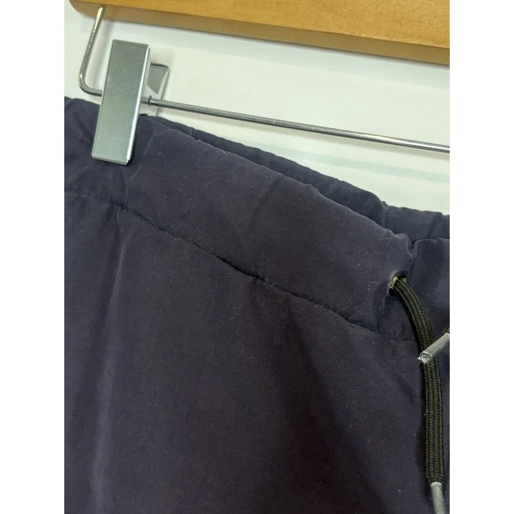 Sandro Men Medium Swim Short Shorts Trunks Navy Blue Drawstring Flawed